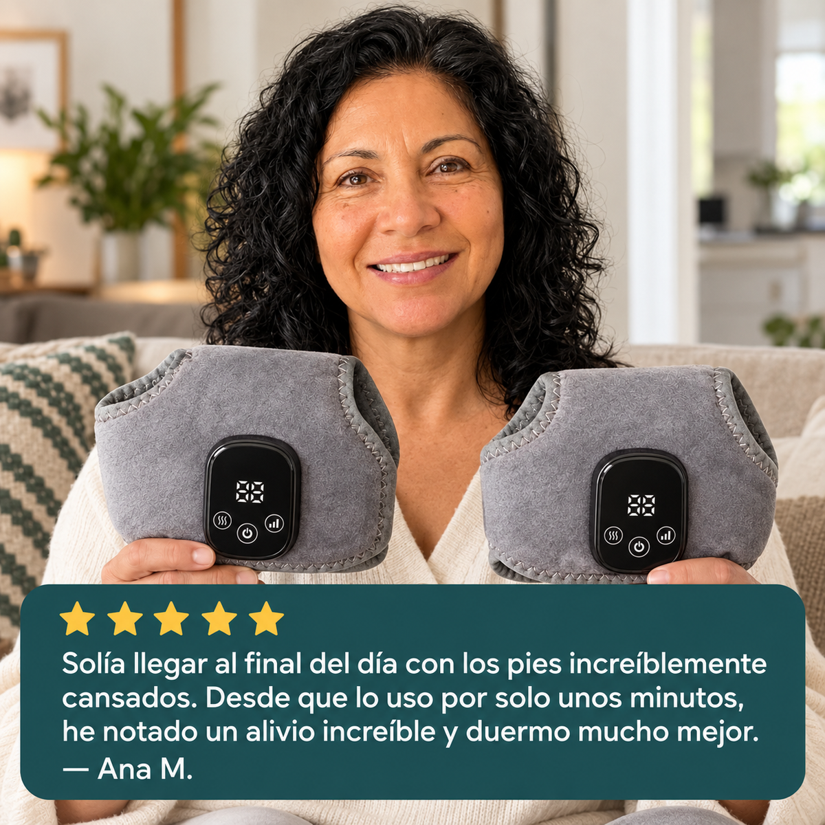 VELORA™ — Alivio 3-en-1 para Pies Cansados e Hinchados