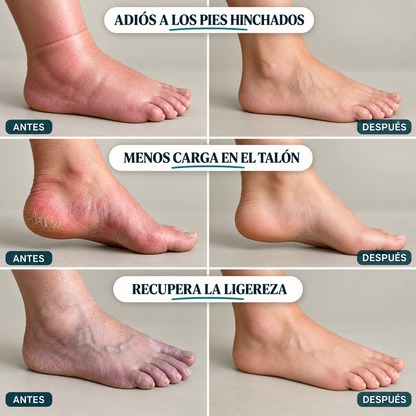 VELORA antes y después pies