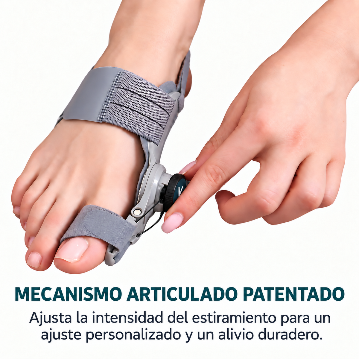 VELORA Corrector de Juanetes - mecanismo articulado