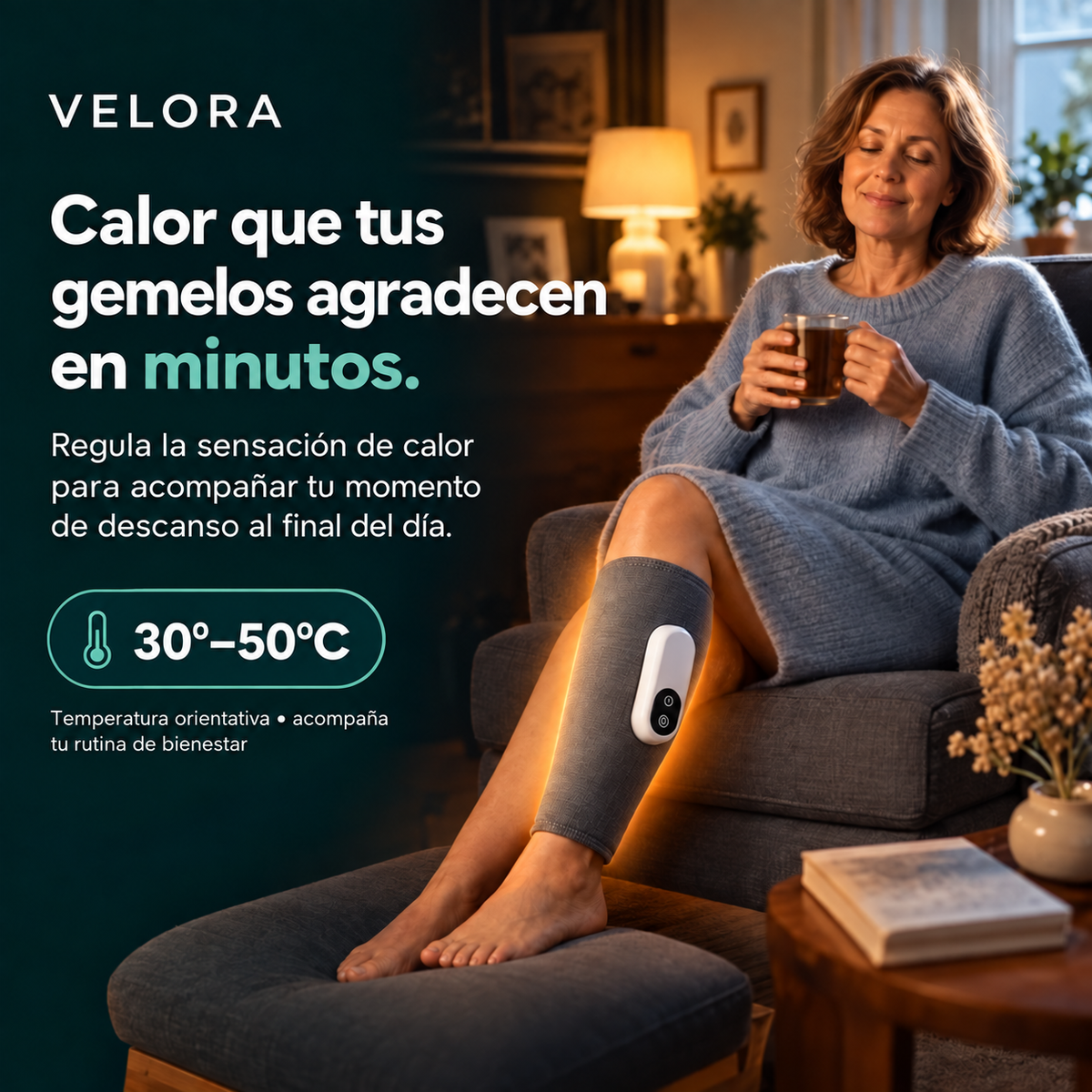 VELORA FlowEMS calor para gemelos cansados