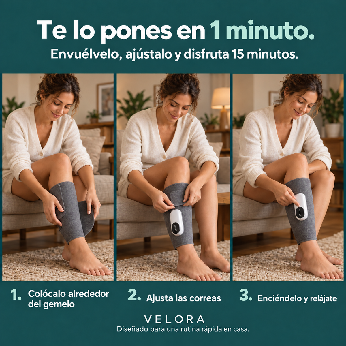 VELORA FlowEMS cómo colocar y usar