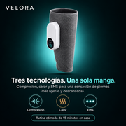 VELORA™ FlowEMS — Masajeador de Gemelos 3 en 1