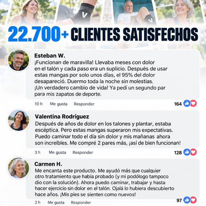 VELORA Mangas para Pies opiniones de clientes