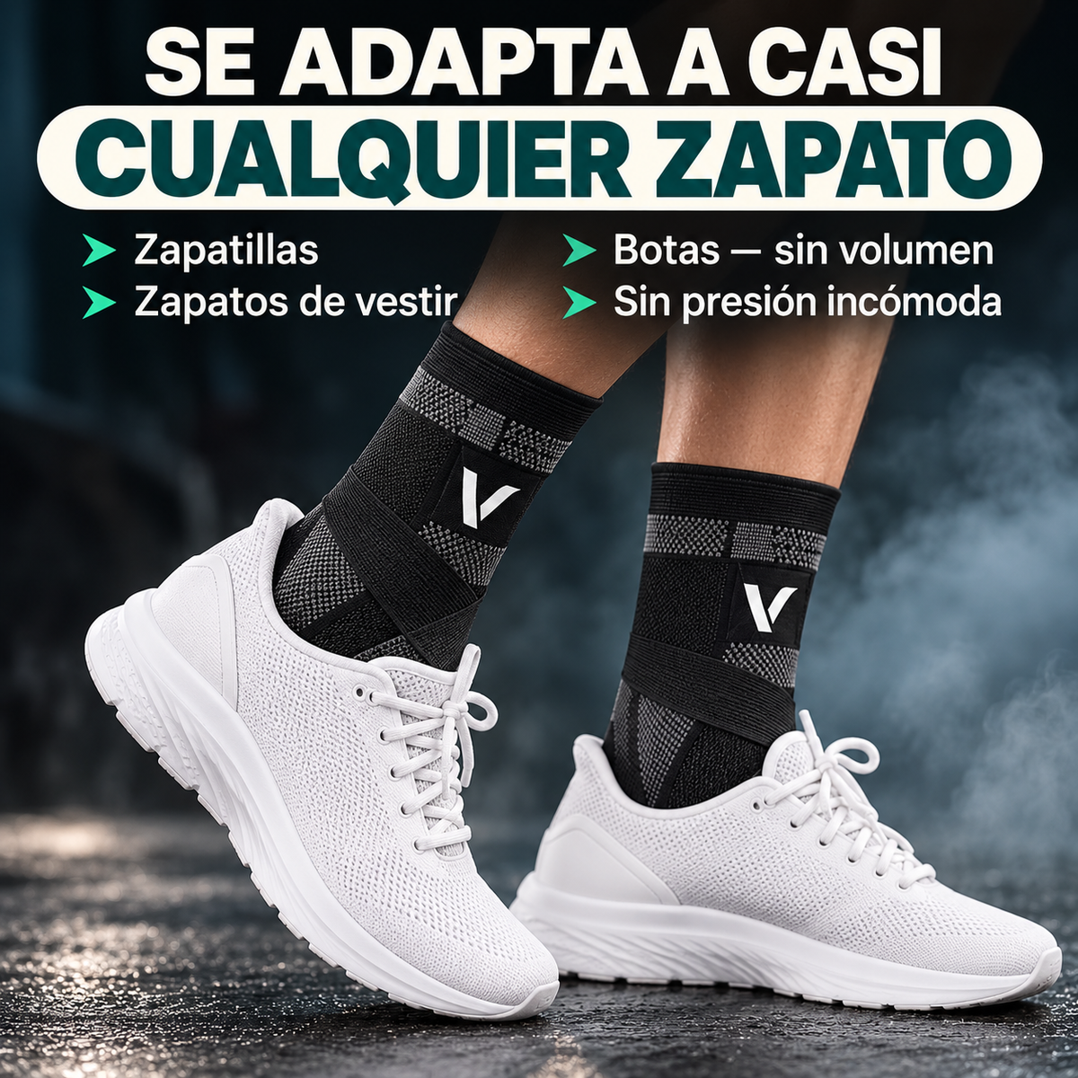 VELORA Mangas para Pies se adaptan a casi cualquier zapato