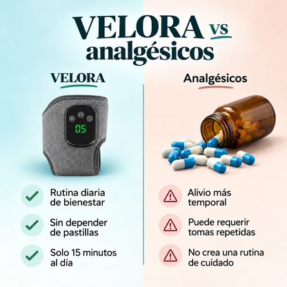 VELORA comparativa con analgésicos